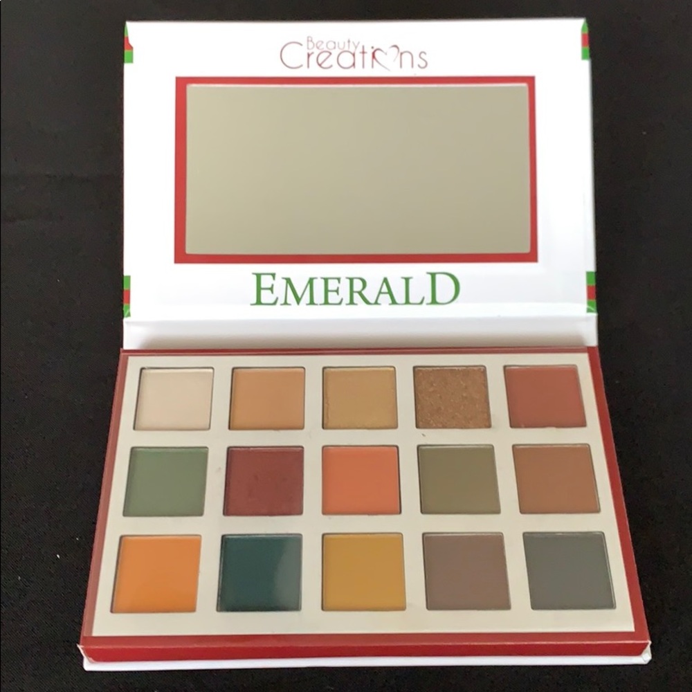 Emerald eyeshadow palette by Beauty Creations, New